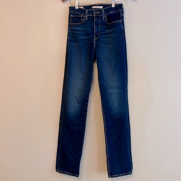 Levi's High Rise Straight Womens 27 - Picture 1 of 14